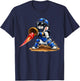Baseball Valentine's Day Drip Ice Cream Team T-Shirt - T-Shirt | Navy