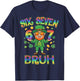 Funny Six Seven Bruh Leprechaun St Patricks Day 67 Meme 6 7 T-Shirt - T-Shirt | Navy