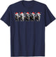 Funny Christmas Scottish Highland Cow Xmas Farm Animal Lover T-Shirt - T-Shirt | Navy