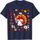 CNA Thankful Nurse Thanksgiving ER Turkey Medical Healthcare T-Shirt - T-Shirt | Navy