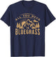 Bluegrass Music Lover Appalachian Design T-Shirt - T-Shirt | Navy