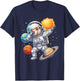 Sheep Astronaut Dabbing Funny Space Animal for Kids T-Shirt - T-Shirt | Navy