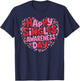 Happy Singles Awareness Day Valentine's Day Sarcastic T-Shirt - T-Shirt | Navy