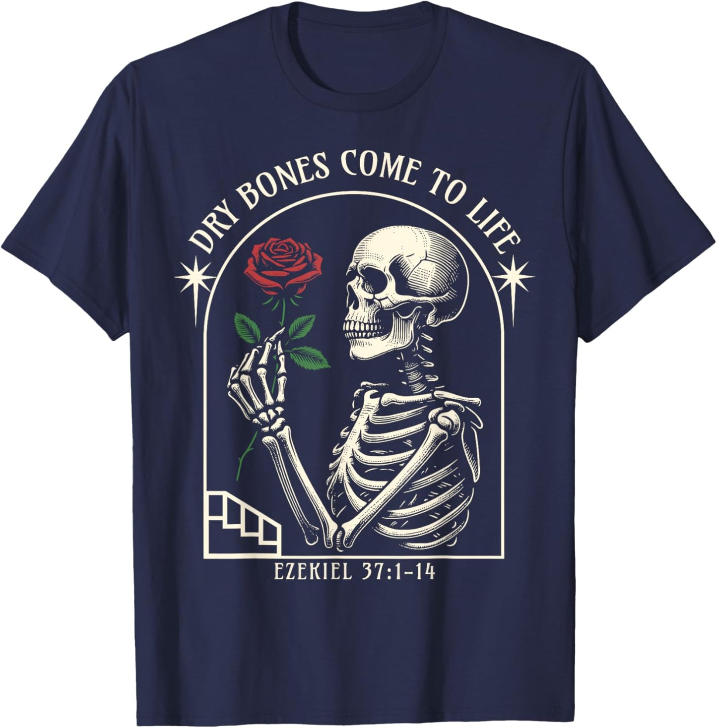 Dry Bones Come to Life T-Shirt - T-Shirt | Navy