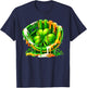 Baseball St Patricks Day Carnival Party Ice Cream Drip Boys T-Shirt - T-Shirt | Navy