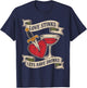 Love Stinks Lets Have Drinks Tattoo Banner Art T-Shirt - T-Shirt | Navy