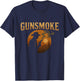 Gunsmoke Cowboy Silhouette Western Sunset T-Shirt - T-Shirt | Navy