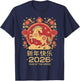 Chinese New Year 2026 Year of The Horse Design T-Shirt - T-Shirt | Navy