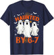Haunted by 6 7 Six Seven 67 Meme Halloween Costume T-Shirt - T-Shirt | Navy