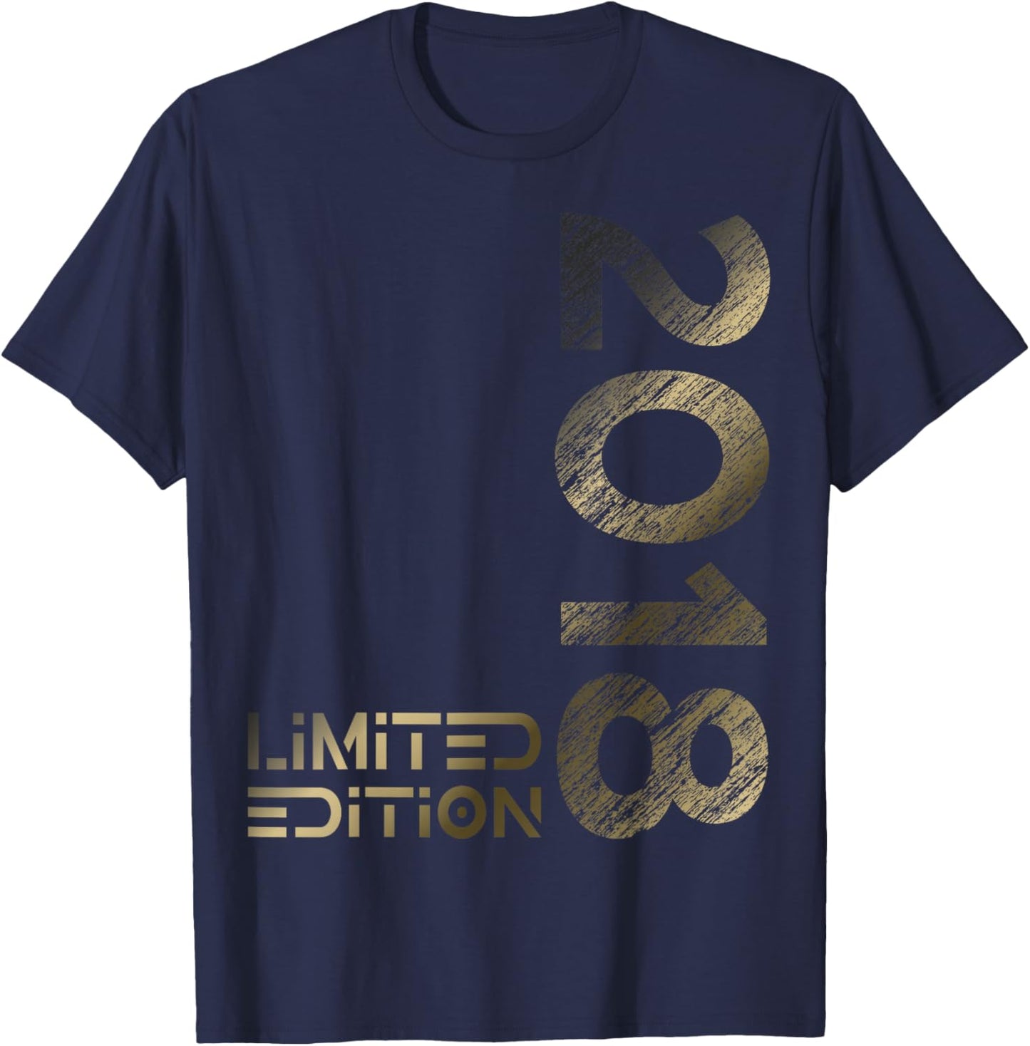 Limited Edition 2018 Boy Girl 8th Birthday 8 T-Shirt - T-Shirt | Navy