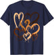 Melanin Shades Hearts Black History Month African Men Women T-Shirt - T-Shirt | Navy