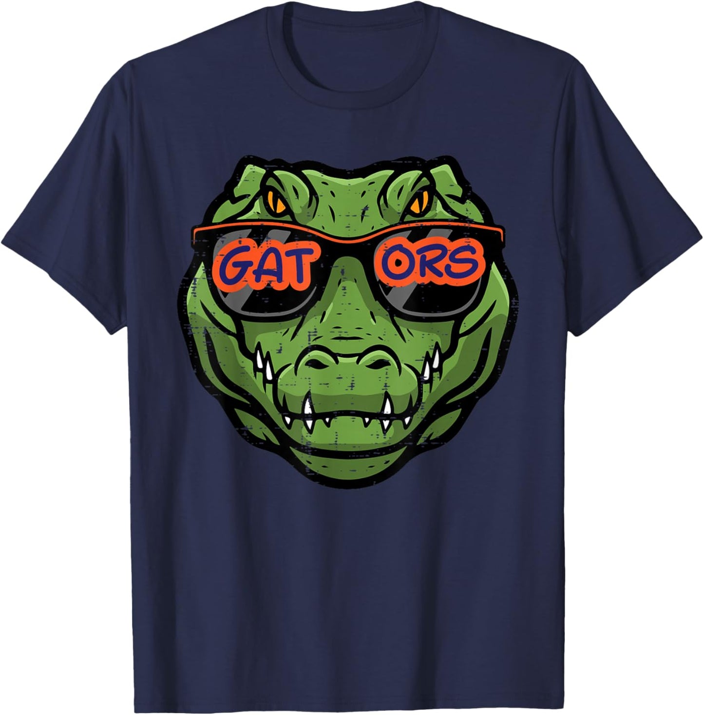 Gator Sunglasses Women Kids Men Boys Girls Youth Teen T-Shirt - T-Shirt | Navy