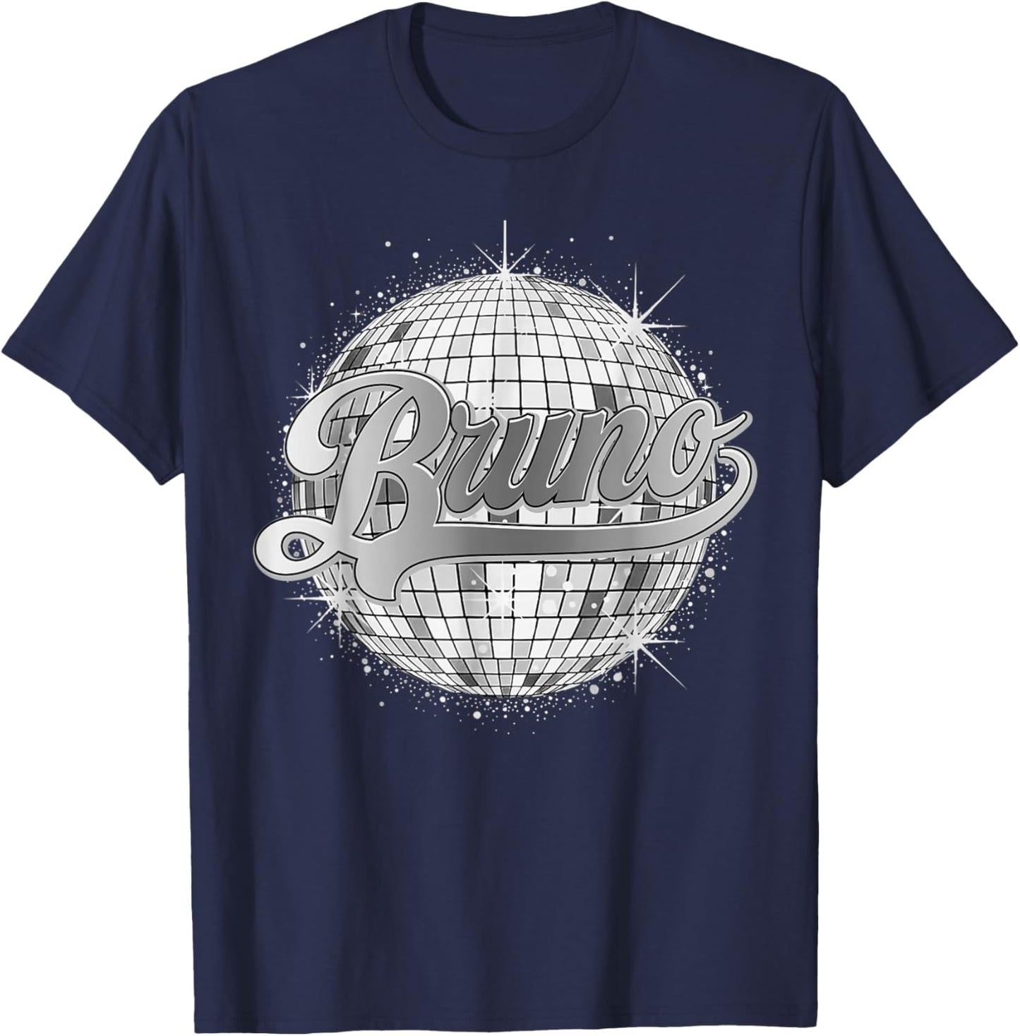 Bruno Disco Party Men Women T-Shirt - T-Shirt | Navy