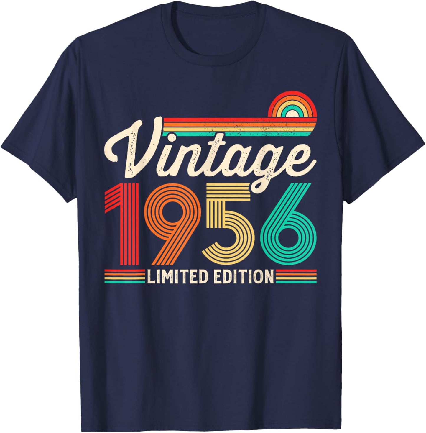 70 Years Old Vintage 1956 Limited Edition 70th Birthday T-Shirt - T-Shirt | Navy