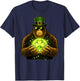 St Patricks Day Bigfoot Sasquatch Shamrock Men Boys Kids T-Shirt - T-Shirt | Navy