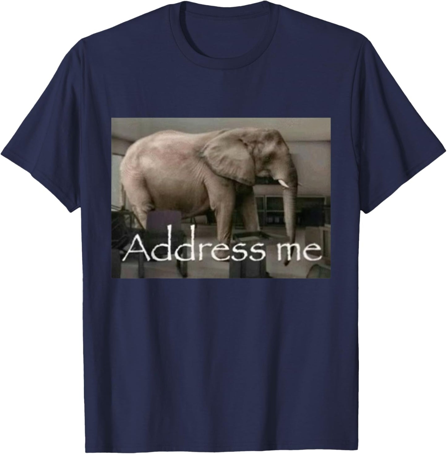 Address Me Elephant T-Shirt - T-Shirt | Navy