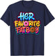 Her Favorite Fatboy Funny Donut Lover Humor T-Shirt - T-Shirt | Navy