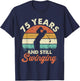 75 Years and Still Swinging Golf 75th Birthday Gifts T-Shirt - T-Shirt | Navy