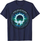 Total Solar Eclipse 2026 Iceland - Totality Chaser Science T-Shirt - T-Shirt | Navy