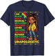 Girls Black History Month African American Kids Girl Toddler T-Shirt - T-Shirt | Navy