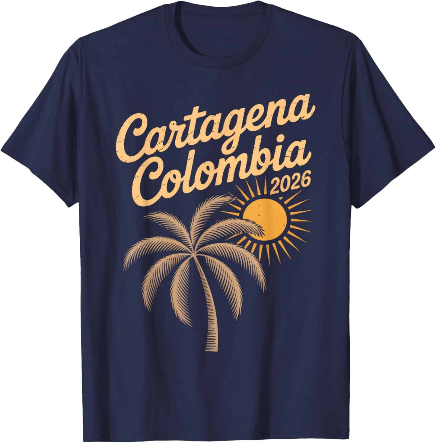 Cartagena Colombia 2026 Family Vacation Matching T-Shirt - T-Shirt | Navy
