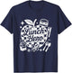 Retro Lunch Hero Cafeteria Staff Teacher Appreciation T-Shirt - T-Shirt | Navy