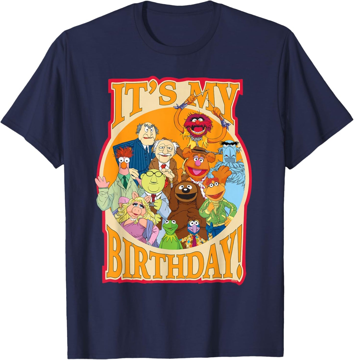 Disney The Muppets It's My Birthday! Party T-Shirt - T-Shirt | Navy