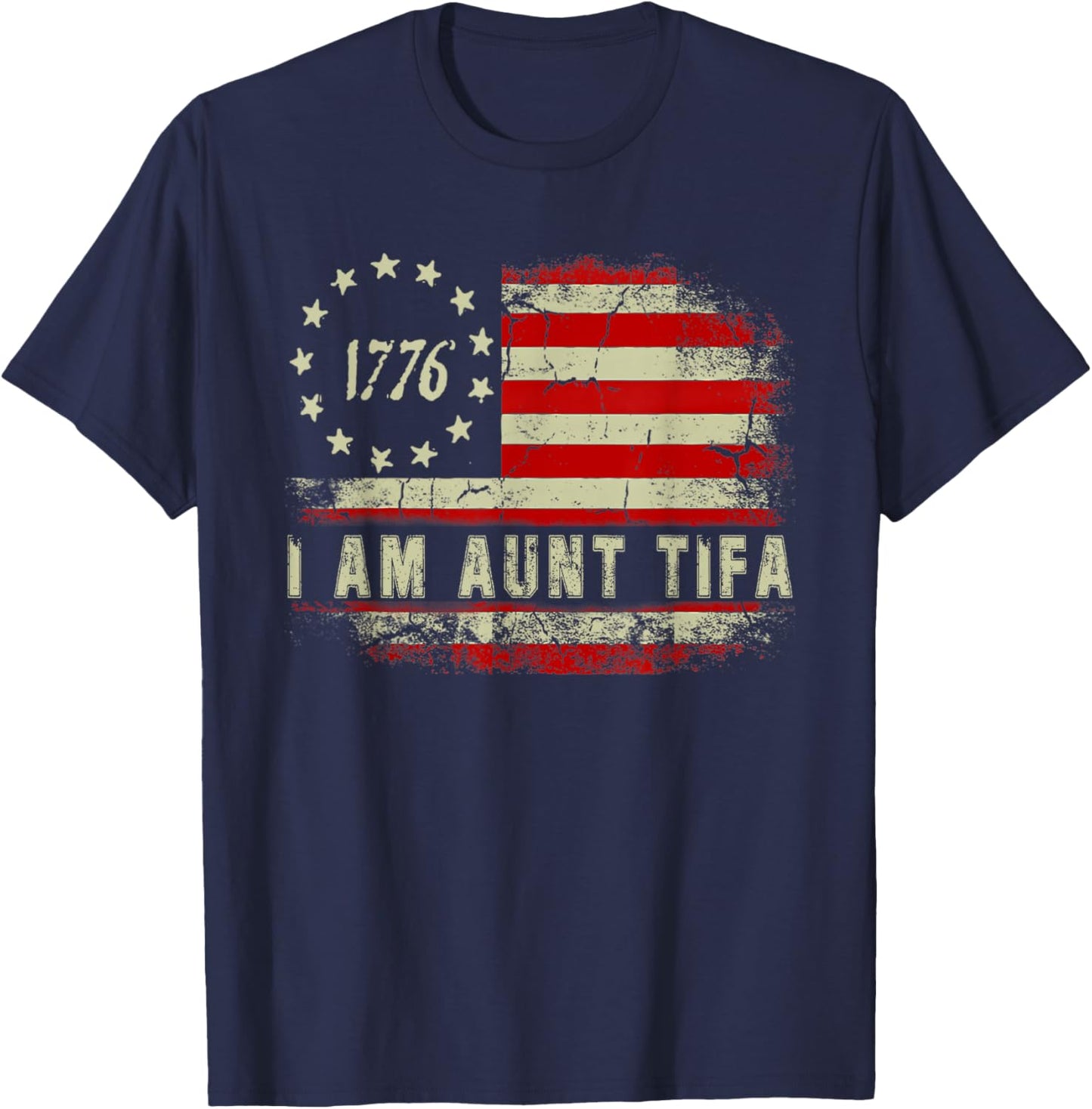 I Am Aunt Tifa T-Shirt - T-Shirt | Navy