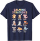 Calming Strategies T-Shirt - T-Shirt | Navy