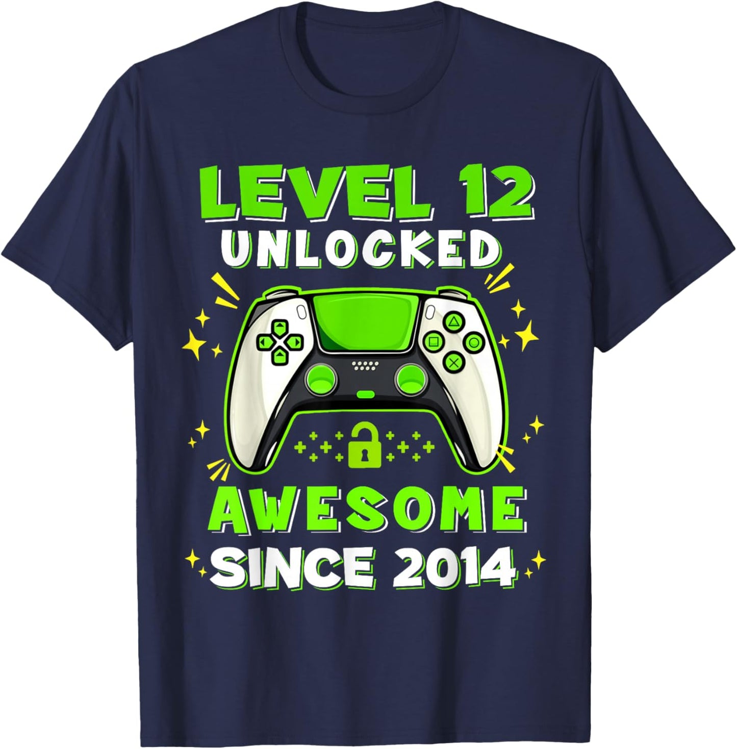 12th Birthday for Boys 12 Years Birthday Kids Gifts T-Shirt - T-Shirt | Navy