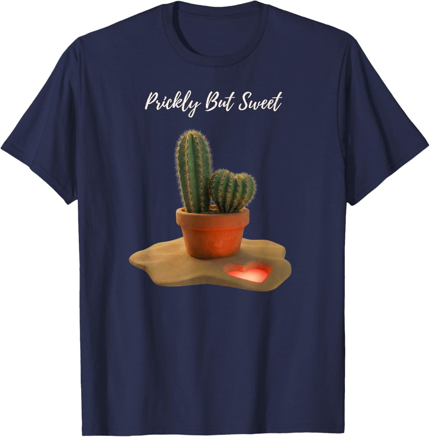 Sassy Plant Lover Valentine T-Shirt - T-Shirt | Navy