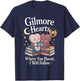 Gilmore Hearts Where You Haunt I Will Follow Valentine´s Day T-Shirt - T-Shirt | Navy