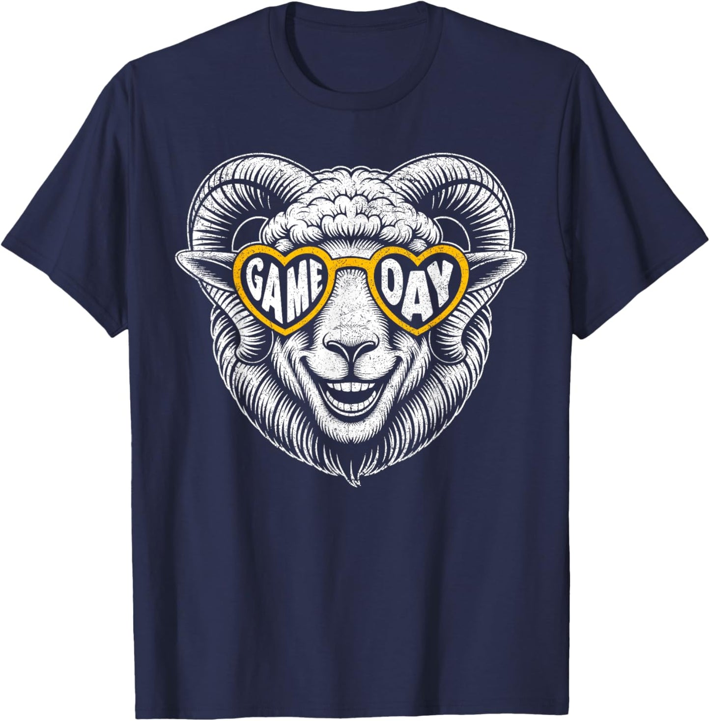 Vintage Game Day Ram T-Shirt - T-Shirt | Navy