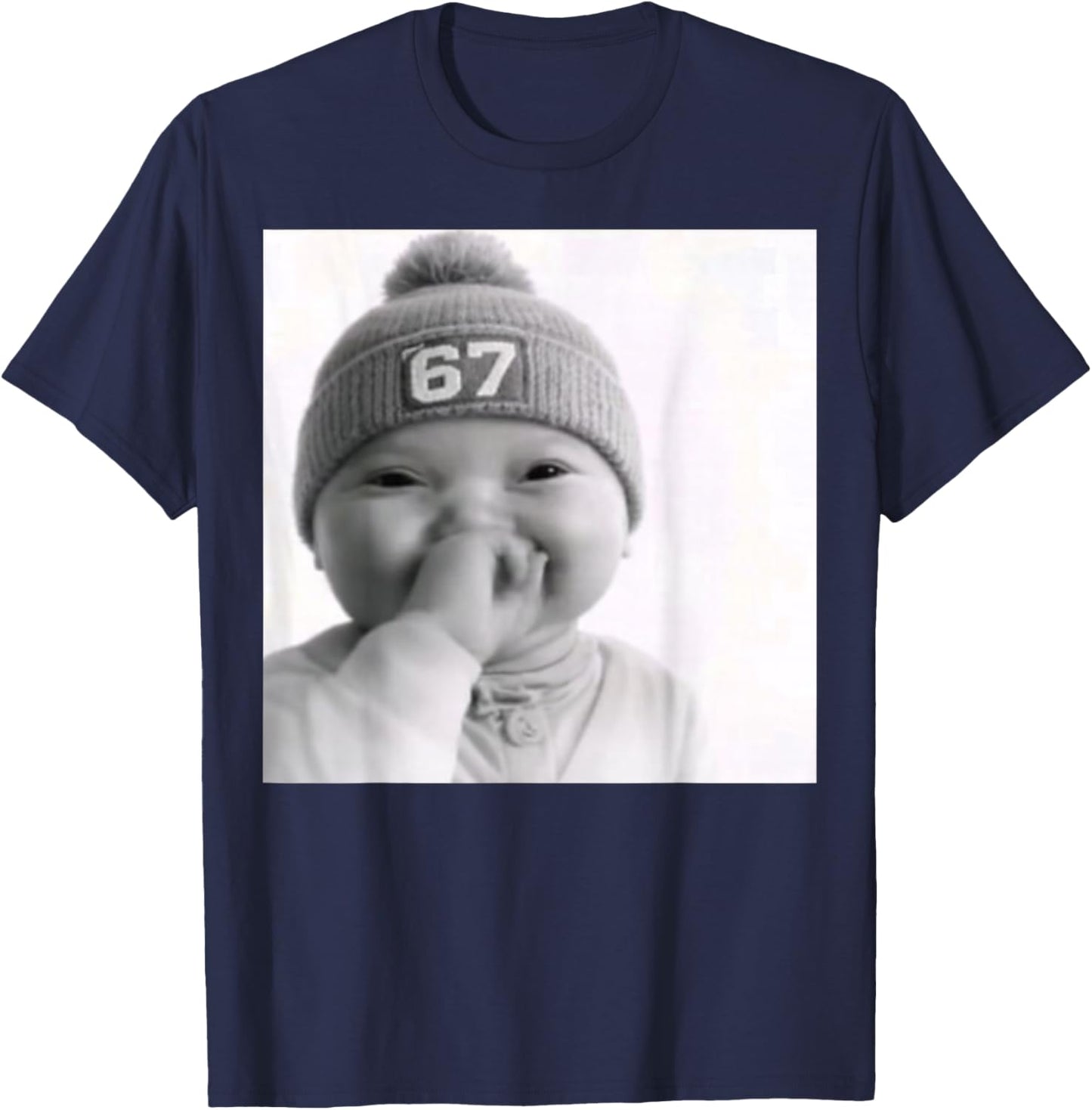 Ai Baby 67 Meme T-Shirt - T-Shirt | Navy
