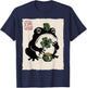 Grumpy Frog Funny St. Patricks Day Cloverleaf Anime Japanese T-Shirt - T-Shirt | Navy