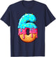 Funny 67 Number 6 Ice Cream Drip Meme Matching Group Costume T-Shirt - T-Shirt | Navy