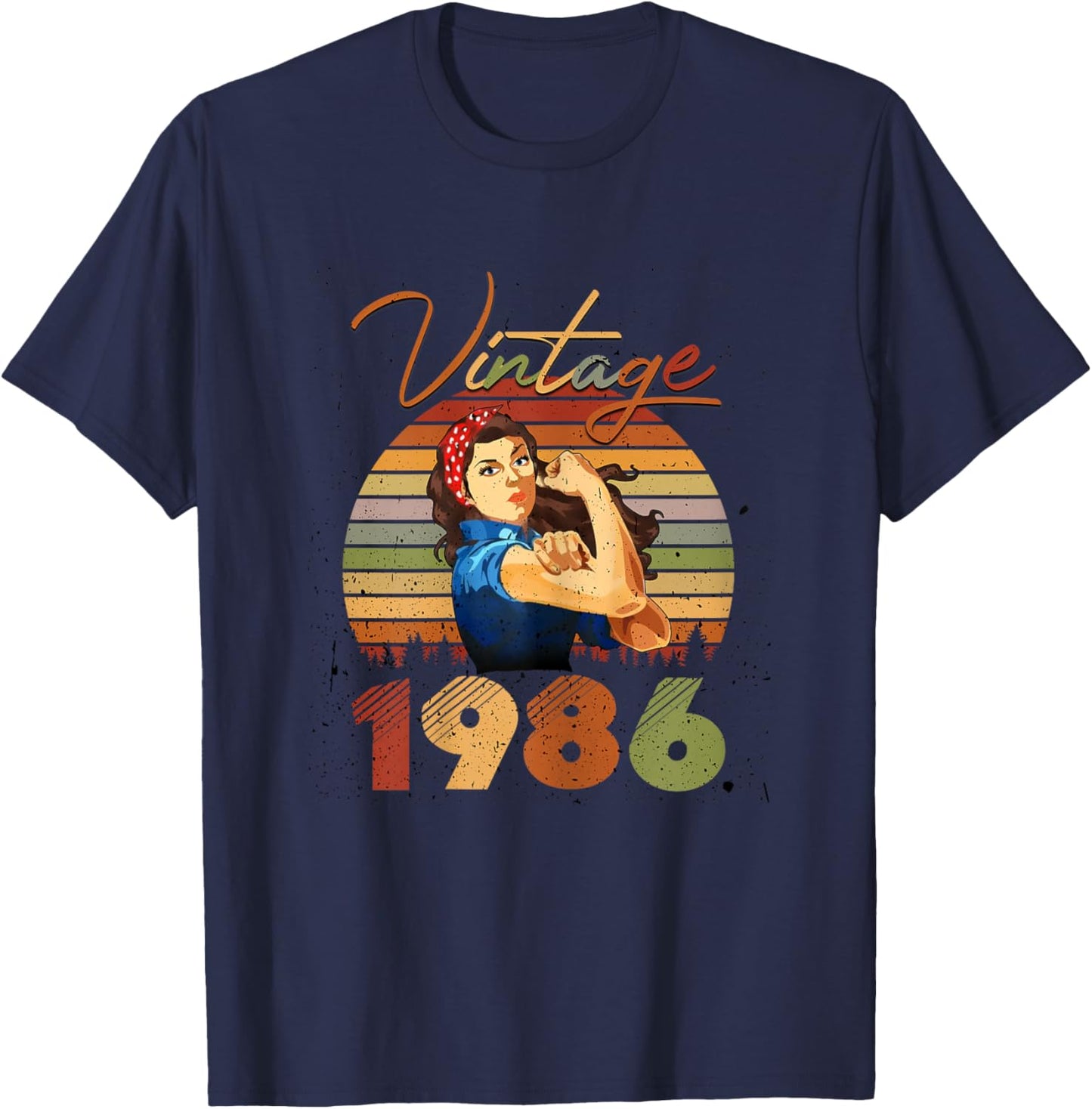 40th Birthday Gift Limited Edition Born in 1986 40 Yrs Old T-Shirt - T-Shirt | Navy