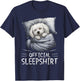 Maltese Dog Official Sleepshirt Pajamas Nightgown T-Shirt - T-Shirt | Navy