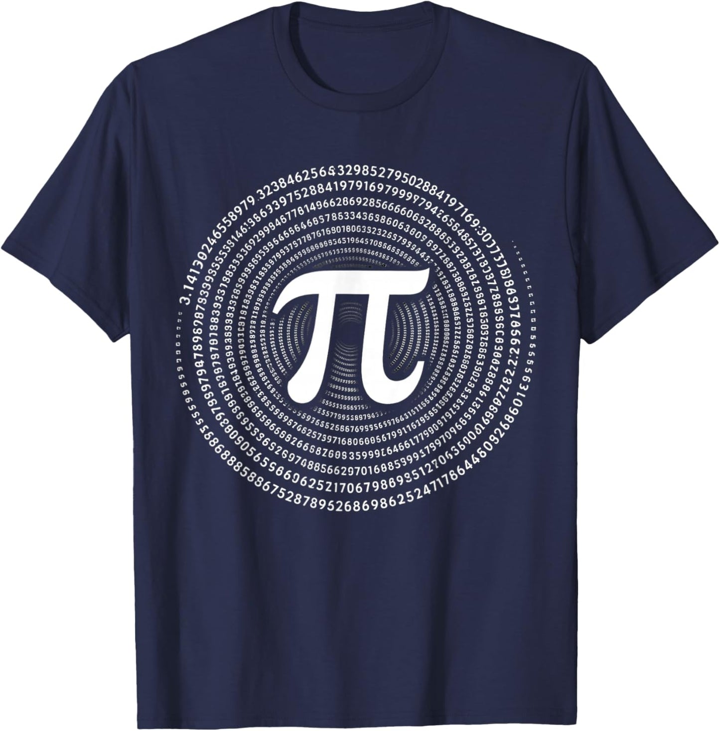 Pi 3,14 Pi Number Symbol Math Science Gift T-Shirt - T-Shirt | Navy
