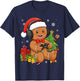 Gamer Gingerbread Xmas Gaming Men Boys Kids Funny Christmas T-Shirt - T-Shirt | Navy