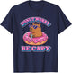 Kawaii Kids Girls Donut Don't Worry Be Capy Lover T-Shirt - T-Shirt | Navy