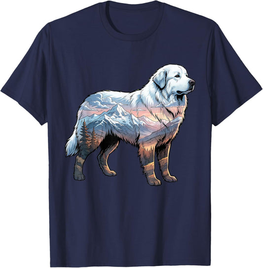 Great Pyrenees T-Shirt - T-Shirt | Navy