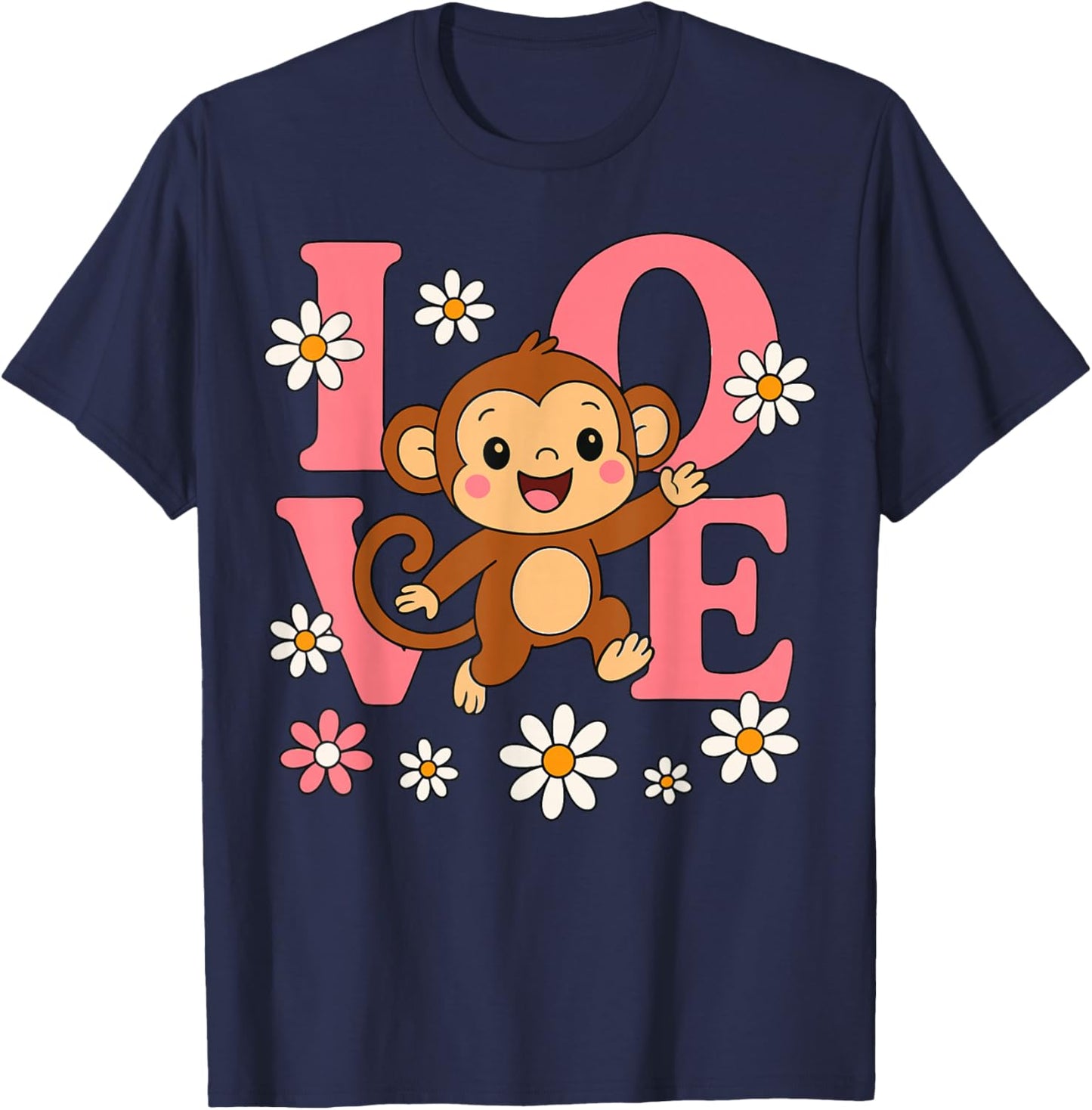 Monkey Love T-Shirt - T-Shirt | Navy