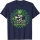 St. Patrick's Day Skull Skeleton Leprechaun Saint Paddy's T-Shirt - T-Shirt | Navy