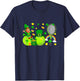 Tennis Equipment Player Team St. Patrick's Day Family Kids T-Shirt - T-Shirt | Navy