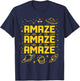 Amaze Amaze Amaze Space Science Fiction Book Lover T-Shirt - T-Shirt | Navy