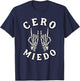 Cero Miedo Hand Sign Spanish Courage Men T-Shirt - T-Shirt | Navy