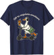 Off to Regulate Emotions Funny Silly Goose Mental Health T-Shirt - T-Shirt | Navy