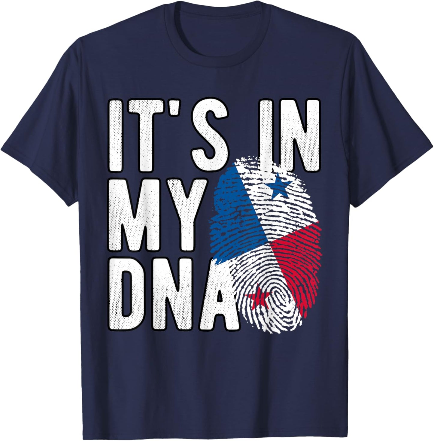 It's in My DNA Panamanian National Flag Panama Fan Heritage T-Shirt - T-Shirt | Navy