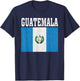 Guatemala Flag Patriotic National Roots Souvenir T-Shirt - T-Shirt | Navy